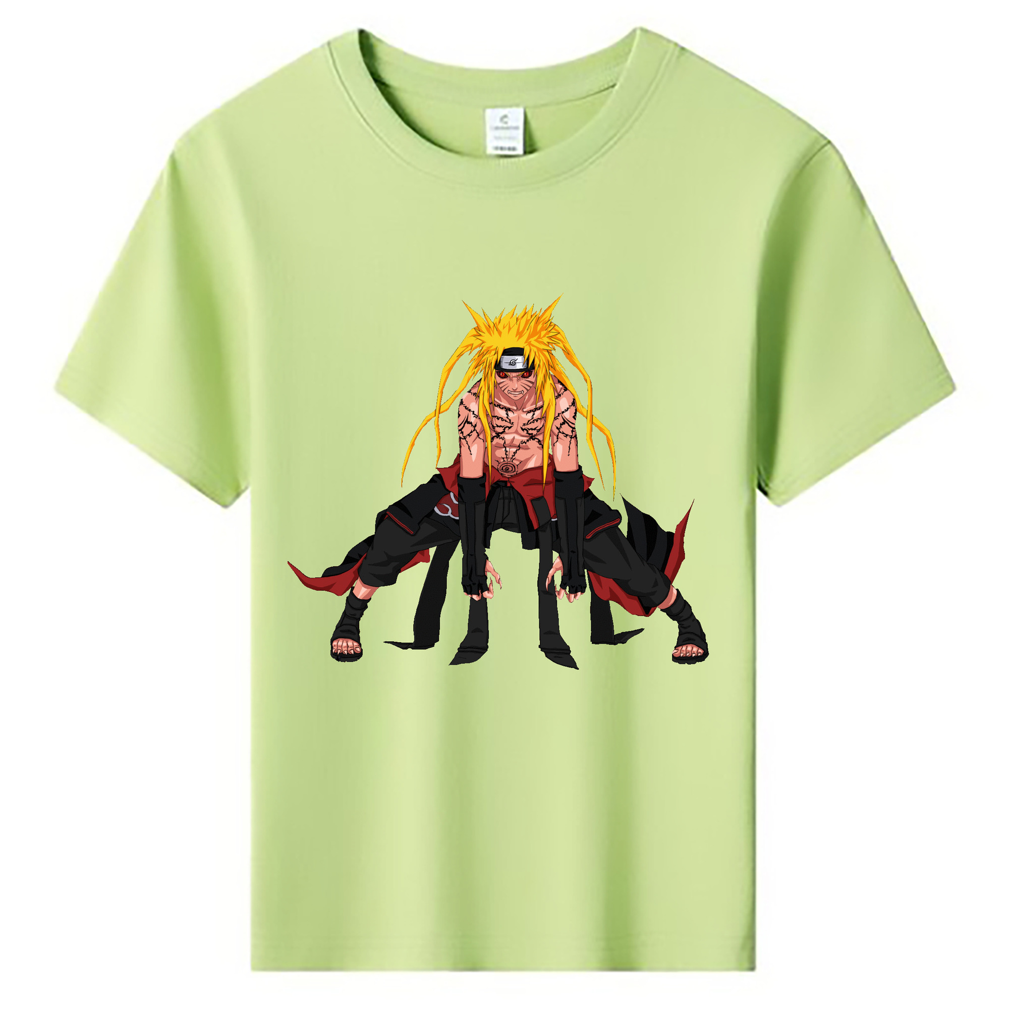 （画像用） NARUTO -ナルト- うずまき ナルト Uzumaki Naruto 綿100％キッズTシャツ（フロントプリント）